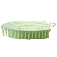 Brosse de nettoyage domestique multifonctionnelle en plastique PP pliable Lavage de chaussures de baignoire Robinet de baignoire Flexible Suspension de chaussures Baignoire
