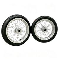 Ensemble de pneus tout-terrain sans chambre à air KYZ Sur-Ron Ultra Bee 17 pouces, avant 100/80-17, arrière 130/70-17, haute performance, pneus à crampons pour vélo électrique tout-terrain