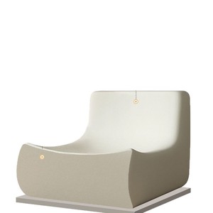 Sofá Puff en Forma de Oruga, Relleno de Espuma, Cómodo Sillón para Dormitorio, Balcón, Sala de Estar, Tatami - Product Image 5