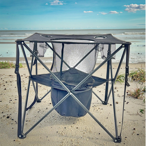 Mesa Plegable para Exteriores Tepu Personalizada con Bolsa de Almacenamiento, Mesa de <span class=keywords><strong>Playa</strong></span> Portátil Ligera de HDPE, Estilo Moderno para Jardines, Sillas de <span class=keywords><strong>Playa</strong></span> - Product Image 3