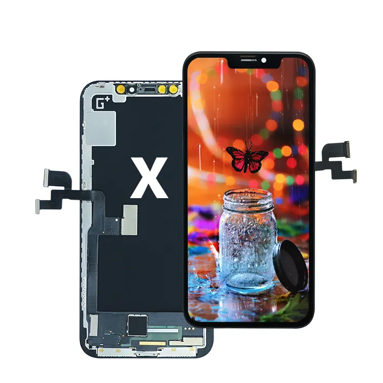 Factory Price Mobile Spare Parts Incell Soft Hard Oled LCD Screen Touch Display for iPhone X
