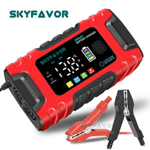 Evrensel kamyon motosiklet araba pil şarj cihazı 12V 24V 10A otomatik akıllı 12v 24v otomatik akü şarj cihazı pil şarj cihazı ile damlama şarj - Product Image 6