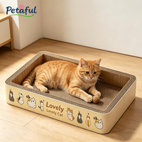 Grattoir pour chat rectangulaire classique de grande taille, de haute qualité, en carton ondulé durable, pour toutes les saisons, vente en gros
