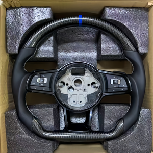 Volante de Fibra de Carbono Personalizado para Volkswagen VW Golf 6 7 MK7 5 GTI GTD GTE Polo Tiguan Touareg Passat CC Jetta - Product Image 1