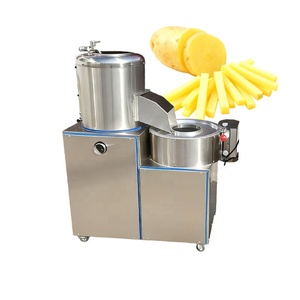 Machine à julienne de pommes de terre automatique de type le plus récent, machine tout-en-un pour laver, peler et couper les pommes de terre - Product Image 5