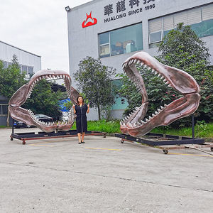 Реалистичный морской животный ископаемый скелет Акулий Рот аниматронная модель продукта - Product Image 1