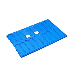 Séchoir à glissières en plastique à 20 emplacements avec trous de drainage, équipement de laboratoire - Product Image 3