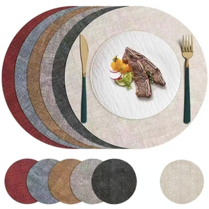 Manteles Individuales de Cuero Ecológicos al por Mayor, Estilo Nórdico Minimalista, de Alta Gama, Resistentes al Calor y Anti-Quemaduras, Reutilizables, YC-0019 Scandi - Product Image 5