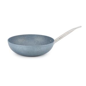 ชุดหม้อทำอาหารสแตนเลสมีหูจับ,หม้อและกระทะบ้านเจ้าหญิงเหนี่ยวนำหินสีเทาหินอ่อนเครื่องครัวแบบไม่ติด - Product Image 4