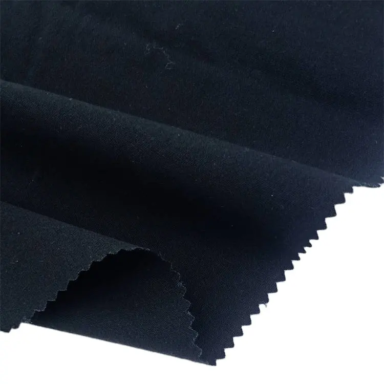 stock lot 250GSM rib 92% cotton 8% spandex 4 way stretch fabric for workwear fabric