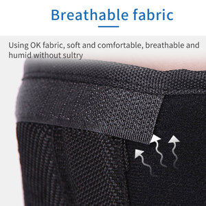Attelle d'immobilisation du genou réglable à plusieurs sangles, ajustement personnalisé, facile à appliquer, idéale pour les soins à <span class=keywords><strong>domicile</strong></span> et en déplacement, soulagement de la douleur au genou - Product Image 3