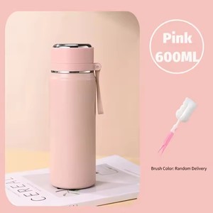 600ML Stainless Steel Thermal Water Bottle Keep Cold and Hot Thermo Cafe Coffee Mug Leakproof Travel <strong>Thermos</strong> Bottle for <strong>Tea</strong> - Product Image 2