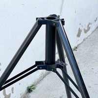 Trépied télescopique en fibre de carbone avec tige d'extension verticale détachable de 29 m à 16 sections pour le nettoyage et pieds amovibles