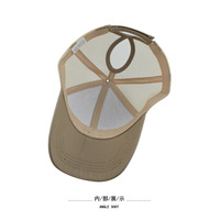 Nueva Gorra de Béisbol de 6 Paneles con Malla de Leopardo y Orificio para Cola de Caballo, Estilo Verano