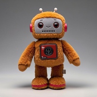 Prix usine personnalisé en peluche doux Robot Figure poupée en peluche pour enfants concevoir vos propres peluches jouets en peluche de mascotte personnalisés