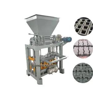 QTJ4-35B Blockherstellungsmaschine manuell Ziegelmaschine Indien Zementblockherstellungsmaschine Preis