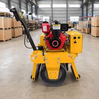 Rouleau compresseur monocylindre autoporté 310 kg le plus vendu pour l'entretien routier municipal