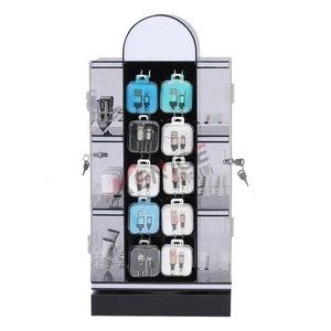 Xoay Acrylic hiển thị đứng với LED & khóa nhiều lớp Acrylic USB cáp điện thoại Sạc hiển thị cho điện thoại di động phụ kiện - Product Image 2