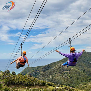 ชุดอุปกรณ์ซิปไลน์กลางแจ้งสำหรับการบินผ่านป่าและท่องชมหลังคาป่า - Product Image 5