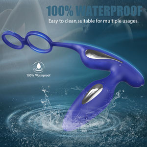 Vibrador <span class=keywords><strong>Anal</strong></span> con Control Remoto, Silicona de Grado Médico, Resistente al Agua, Fácil de Limpiar, Multivelocidad, Productos para Adultos, Juguetes Sexuales para Hombres - Product Image 4