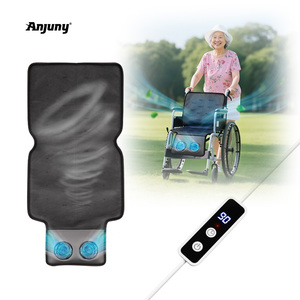 Anjuny <span class=keywords><strong>Coussin</strong></span> de siège de ventilation pour fauteuil roulant Tapis de refroidissement <span class=keywords><strong>Coussin</strong></span> de lit lavable imperméable anti-bactérien <span class=keywords><strong>Coussin</strong></span> d'air - Product Image 2