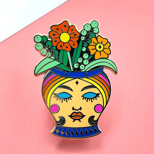 Fabricación de insignias metálicas sin mínimo de pedido, chapadas en oro rosa, con purpurina, de anime y dibujos animados, personalizadas, de esmalte blando y duro, estilo antiguo, imitación, moderno. - Product Image 3