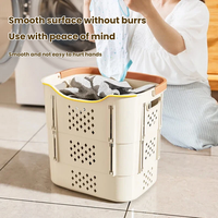 Panier à linge pliable extensible, panier à linge sale multicouche, panier de rangement pour vêtements, panier organisateur de linge divisé
