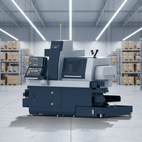 Mini tour CNC électrique à 5 axes de type suisse pour double traitement D205