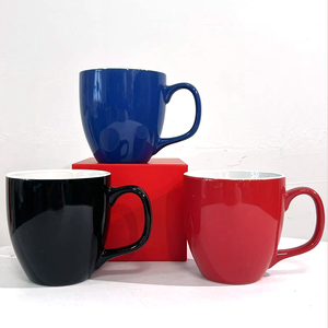 <span class=keywords><strong>Taza</strong></span> de café con logotipo de grabado láser de porcelana de gres de cerámica de dos tonos <span class=keywords><strong>personalizada</strong></span> para regalo - Product Image 2