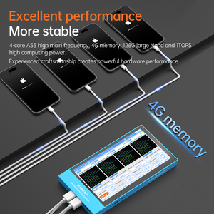 Réparation rapide de la santé de la batterie clignotante en un clic JCID Ix4 Box pour iPhone 11-15 Batterie Health100 % <span class=keywords><strong>Flash</strong></span> 4 appareils en même temps - Product Image 6