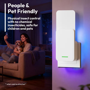 Lo más nuevo, trampa para insectos <span class=keywords><strong>y</strong></span> moscas para interiores, Control de plagas, con luz UV almohadilla adhesiva, eficaz contra los mosquitos, moscas de <span class=keywords><strong>la</strong></span> fruta, polillas, mosquitos, avispas - Product Image 6