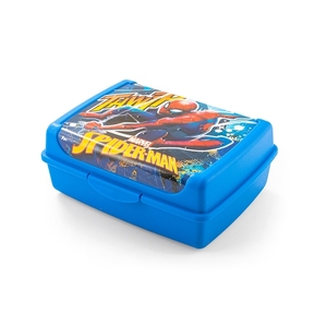 Lonchera Spiderman Cityhero de Polipropileno de 500 ml para Niños, Uso Escolar - Product Image 1