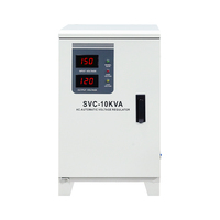 Régulateur de tension automatique à servomoteur SVC haute efficacité 5KVA 10KVA monophasé 220V pour usage domestique et industriel CE