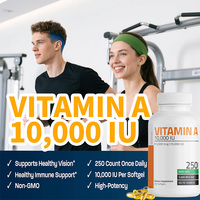 Gélules de vitamine A, formule 10000 UI, favorisent la santé de la vue et du système immunitaire, ainsi que la croissance et la reproduction saines