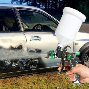 <span class=keywords><strong>Pistolet</strong></span> de <span class=keywords><strong>peinture</strong></span> pneumatique à haute atomisation pour la protection de l'environnement automobile, 1.4/1.7/2.0mm - Product Image 6