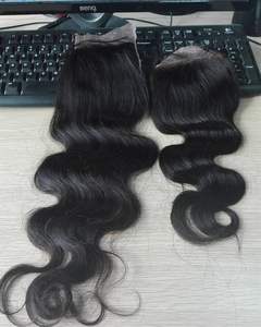 Lumière du soleil malaisienne Remy cheveux vague de corps 4 faisceaux avec dentelle frontale goutte expédition rapide <span class=keywords><strong>Ishow</strong></span> cheveux humains - Product Image 2