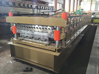Machine de formage à froid de tôles métalliques à double couche haute vitesse pour la production de tôles de toiture GI PPGI
