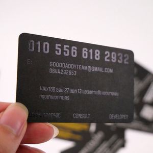 รับผลิตนามบัตรพิมพ์ลายนูน ออกแบบโลโก้ตามสั่ง ผลิตภัณฑ์กระดาษแบรนด์เนม ขายส่งนามบัตร - Product Image 2