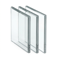 Verre de sécurité 10 mm en gros pour système de main courante d'hôtel, balustrade d'escalier moderne sans cadre, verre trempé, prix d'usine