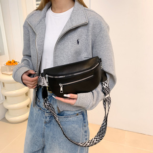 Marsupio da donna marsupio da strada marsupio da donna borsa a tracolla a tracolla a tracolla tinta unita retrò - Product Image 6