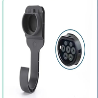 Nuevo Soporte para Cargador de Vehículos Eléctricos, Funda para Conector SAE J1772, Tipo 2 GB/T, Gancho en J, Soporte de Pared para Cable de Carga