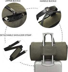 Free Sample Hanging Garment <b>Bags</b> for Travel Suit <b>Bag</b> for Men <b>Waterproof</b> Oxford Fabric Suit <b>Cover</b> for Traveling - Product Image 4