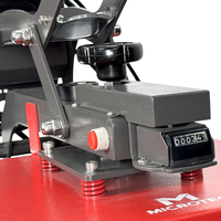Presse à chaud MICROTEC RHP-20MS-D 16x20 à double chauffage et ouverture automatique pour impression DTF, sublimation, t-shirts et vêtements personnalisés