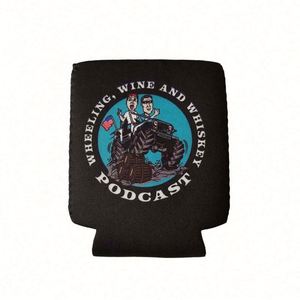 Porte-canette isotherme pliable en néoprène personnalisé par sublimation, pour bière, couleur personnalisée, épaisseur 3 mm - Product Image 2