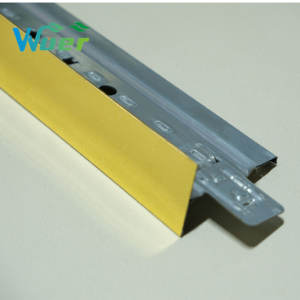 Profilé en T moderne en or pour plafond, pour plaques de plâtre et plaques de gypse, en acier, haute résistance, étanche - Product Image 6