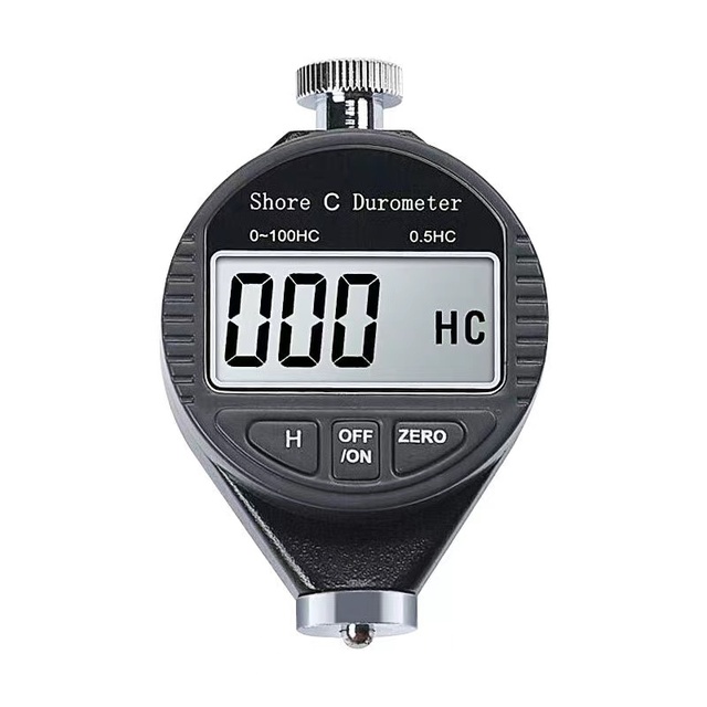 Self-Calibrating Digital Shore D Hardness Meter 0~100HD Range Tester for Rubber & Plastics DIY Grade OEM Packaging Available