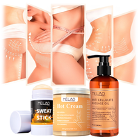 Crème Minceur Chaude Améliorée pour la Perte de Poids, Soin Corporel Anti-Cellulite Ventre Plat, Brûleur de Graisse, Remodelage de la Taille, à Base de Peptides