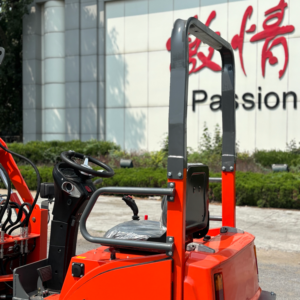 इलेक्ट्रिक मिनी फार्मिंग फ्रंट एंड व्हील लोडर इंजन 400 किलोग्राम क्षमता 2200 मिमी उठाने की ऊंचाई - Product Image 3