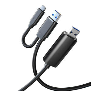 USB 3.0 mâle mâle câble sans pilote ordinateur portable/ordinateur <span class=keywords><strong>de</strong></span> bureau transfert <span class=keywords><strong>de</strong></span> données copie <span class=keywords><strong>partage</strong></span> souris/clavier <span class=keywords><strong>connexion</strong></span> 1.5m Stock - Product Image 1