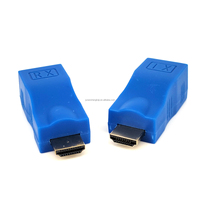 Câble RJ45 pour ordinateur portable, projecteur LCD, moniteur 1080P, convertisseur TV, prise en charge audio-vidéo PC, sortie de signal
